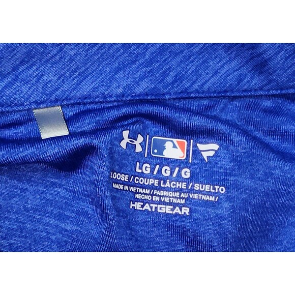 Under Armour x MLB L.A. Dodgers Blue Performance Polo Team Logo World Series - Picture 4 of 9